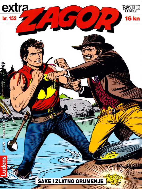 Zagor Extra 152 <br> Šake i zlatno grumenje