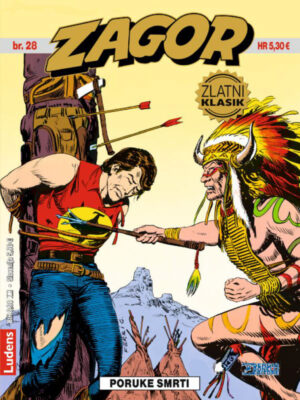 Zagor Zlatni klasik 28 <br> Poruke smrti (Korica B)